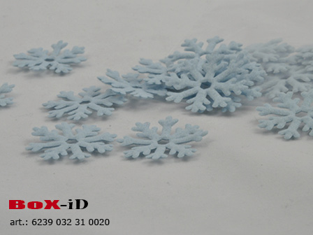 Schneeflöckchen blauw 32 mm (20pcs)